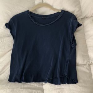 Brandy Melville Blue Crop-Top